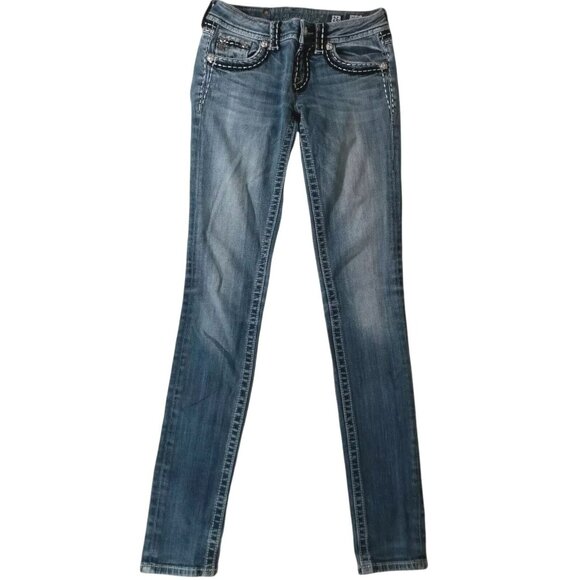 Miss Me fashion Jeans Style JE1052SX Skinny Womens Size 26 - Picture 1 of 10
